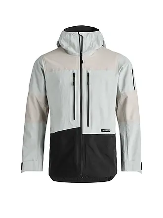 ORTOVOX | Chaqueta de esquí de travesía para hombre Ravince Free 3L con capucha | beige